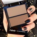 Novo 2-in-1 Contour & Highlighter Palette - Silky Smooth, Fade-proof, Natural Finish, Easy to Blend, Infused with Jojoba Oil, Mica & Innovative Powder for Flawless Sculpting and Radiance - Image 10