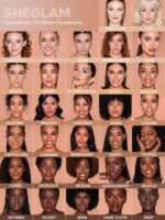 SHEGLAM Full Coverage Foundation Makeup Long Lasting Waterproof Matte Dewy Liquid Foundation - Porcelain - Image 8