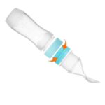 PandaEar (2 Pack) Silicone Baby Food Dispensing Spoon|4 oz Infant Fruit Squeeze Feeder| Travel Friendly Kids Toddlers Boys Girl (Blue) - Image 7