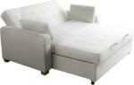 Serta Ainsley 72.6" Convertible Sleeper Sofa, Queen Size, Dreamcoil Comfort, Soft Woven Fabric, Oyster - Image 12