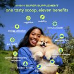 Native Pet Dog Vitamins & Supplements - 11-in-1 Vitamin Powder for Dog Food Topper - Collagen, Glucosamine, Probiotics, Omega & More- Supports Healthy Gut, Mobility & Overall Health - 60 Scoops - Image 3