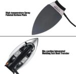 Dry Iron, No Steam No Holes, 9 Ft Cord, Non-Stick Soleplate, Overheat Safety Protection, Professional Electric Iron for Clothes & Industrial (Heavyweight （2.2kg)) - Image 3