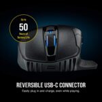 Corsair Dark Core RGB Pro, Wireless FPS/MOBA Gaming Optical Mouse with Slipstream Technology, Black, Backlit RGB LED, 18000 DPI, Optical,CH-9315411-NA - Image 6