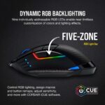 Corsair Dark Core RGB Pro, Wireless FPS/MOBA Gaming Optical Mouse with Slipstream Technology, Black, Backlit RGB LED, 18000 DPI, Optical,CH-9315411-NA - Image 8