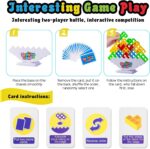 CERBONNY 48Pcs Tetra Tower Stacking Blocks Game, Board Games for Families, Parties, Travel and Team Building, Suitable for 1-4 Players Kids & Adults Toys - Image 6