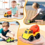 Toddler Toys for 2 Year Old Boy, Dump Truck Toys and Mixer Cement, BPA Free, Phthalates Free, PVC, Outdoor Toys for Toddlers 2-3, Ideal Toy Cars for 2 3 4 Year Old Boy Christmas Birthday Gift - Image 6