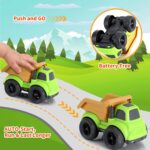 Toddler Toys for 2 Year Old Boy, Dump Truck Toys and Mixer Cement, BPA Free, Phthalates Free, PVC, Outdoor Toys for Toddlers 2-3, Ideal Toy Cars for 2 3 4 Year Old Boy Christmas Birthday Gift - Image 8