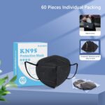 BLScode KN95 Face Mask 60 Pack,Individually Wrapped 5-Layer face Masks,Filter Efficiency≥95% - Image 9