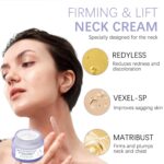 2024 New Pure Neck Firming Cream, Anti-Aging Tighten & Lift Neck Cream, Chest Neck Creams for Tightening & Firming Wrinkles, Moisturizing Even Skin Tone for Men & Women, Day & Night 1.7 oz - Image 5