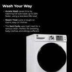 Kenmore 4.5 cu. ft. Front Load Washer with Stain Removing Steam Treatment - Reduce Laundry Time with Accela Wash - LED - ENERGY STAR Certified - White - Image 4