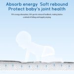 Baby Play Mat for Floor Tummy Time Nursery Rug Muscle Mat Area Rug Playroom Tatami 50 * 50" Memory Foam 1.3" Thick Crawling For Babies,Toddlers, Infants, Kids,Floor Mat(Grey) - Image 5