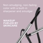 Neutrogena Nourishing Eyeliner Pencil, Built-in Sharpener for Precise Application and Smudger for Soft Smokey Look, Luminous, Nonfading and Nonsmudging Cosmic Black 10, .01 oz - Image 3