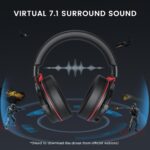 EKSA E900 Pro USB Gaming Headset for PC - Computer Headset with Detachable Noise Cancelling Mic, 7.1 Surround Sound, 50MM Driver - Headphones with Microphone for PS4/PS5, Xbox One, Laptop, Office - Image 3