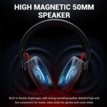 EKSA E900 Pro USB Gaming Headset for PC - Computer Headset with Detachable Noise Cancelling Mic, 7.1 Surround Sound, 50MM Driver - Headphones with Microphone for PS4/PS5, Xbox One, Laptop, Office - Image 5