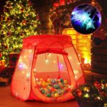 Pop Up Princess Tent with Colorful Star Lights for 1 2 3 Year Old Birthday Gift, 12-18 Months Baby Girl Toys, Foldable Ball Pit with Carrying Bag, Indoor&Outdoor Play Tent for Kids - Image 5