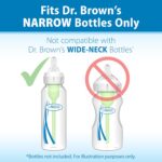 Dr. Brown’s Natural Flow Level 2 Narrow Baby Bottle Silicone Nipple, Medium Flow, 3m+, 100% Silicone Bottle Nipple, 6 Count - Image 10