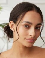 6 Pairs Stud Earrings Set, Hypoallergenic Cubic Zirconia 316L Earrings Stainless Steel CZ Earrings 3-8mm (Steel color) - Image 10