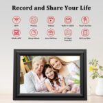 SAMMIX Digital Picture Frame 10.1 Inch WiFi Digital Photo Frame Electronic, IPS Touch Screen, 16GB, Tabletop&Wall-Mounted, Share Photos and Video with Uhale App, Birthday Gifts for Mom Women - Image 3