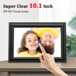 SAMMIX Digital Picture Frame 10.1 Inch WiFi Digital Photo Frame Electronic, IPS Touch Screen, 16GB, Tabletop&Wall-Mounted, Share Photos and Video with Uhale App, Birthday Gifts for Mom Women - Image 5