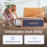 Nectar Classic 12” Queen Mattress - Medium Firm - Contouring Memory Foam - Cooling Top Layer - Support & Pressure-Relief - Mattress in a Box - 365-Night Trial & Forever Warranty - Image 5
