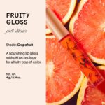 Winky Lux Grapefruit Fruity Gloss pH Lip Stain, Non Sticky Lip Gloss, Tinted Lip Oil, Lip Lacquer, Yummy Fruit Lip Gloss, Jojoba Oil for Hydration & Shine, Soft Grapefruit Scent - Image 3