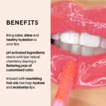 Winky Lux Grapefruit Fruity Gloss pH Lip Stain, Non Sticky Lip Gloss, Tinted Lip Oil, Lip Lacquer, Yummy Fruit Lip Gloss, Jojoba Oil for Hydration & Shine, Soft Grapefruit Scent - Image 4