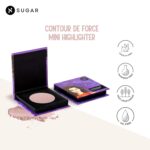 SUGAR Cosmetics Contour De Force Mini Highlighter - 04 Royal Rose (Rosey Taupe) Lightweight, Easily Blendable, Illuminating Bronzer, Matte Finish - Image 3