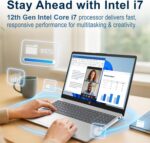 HP Laptop 15 | Intel i7-1255U 10-Core Processor | 36GB DDR4 RAM | 1TB PCIe SSD | 15.6" FHD 1080p Display | Windows 11 Pro | Thin Notebook with Ultrabook-Level Performance for Work & Study - Image 3
