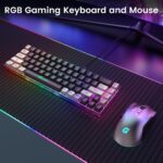 65% Gaming Keyboard and Mouse Combo, RGB Backlit Keyboard + 7200 DPI Gaming Mouse, Ultra-Compact Anti-Ghosting Wired Keyboard and Mouse for PC Laptop Gamer - Image 8