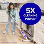 Swiffer PowerMop Multi-Surface Mop Kit for Floor Cleaning, Includes PowerMop, 2 Mopping Pad Refills, 1 Cleaning Solution with Fresh Scent and 2 Batteries - Image 4