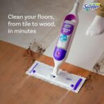 Swiffer PowerMop Multi-Surface Mop Kit for Floor Cleaning, Includes PowerMop, 2 Mopping Pad Refills, 1 Cleaning Solution with Fresh Scent and 2 Batteries - Image 6