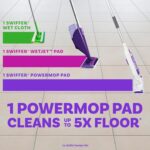 Swiffer PowerMop Multi-Surface Mop Kit for Floor Cleaning, Includes PowerMop, 2 Mopping Pad Refills, 1 Cleaning Solution with Fresh Scent and 2 Batteries - Image 8