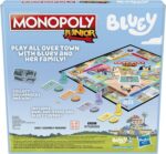 Hasbro Gaming Monopoly Junior Bluey Edition Board Game | Kids Play as Bluey, Bingo, Mum & Dad for Girls & Boys | Ages 5+ (Amazon Exclusive) - Image 3