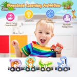 Toys for Toddlers, 11 Magnetic Wooden Animals Train Set, Montessori Toys for Toddlers, Preschool Learning Activities for Kids, Birthday Gifts for Boys, Girls - Image 4