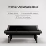 Nectar Premier Adjustable Base - Queen - Head & Foot Incline - Wireless Remote with Memory- 3 Massage Settings - 4 USB Ports - Anti-Snore & Zero Gravity - Image 3