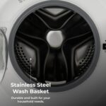 Kenmore 2641202 2.2 cu. ft. Compact Front Load Washer with Wrinkle Relaxing Steam Treatment-Reduce Laundry Time with Accela & Express Wash-LED-Energy Star Certified, White - Image 6