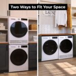 Kenmore 2641202 2.2 cu. ft. Compact Front Load Washer with Wrinkle Relaxing Steam Treatment-Reduce Laundry Time with Accela & Express Wash-LED-Energy Star Certified, White - Image 8