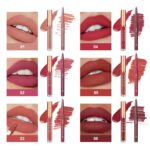 YOUNG VISION 6 Colors Matte Lipstick & Lip liner Combo Set, Matte Lip Makeup Srt - Durable, Waterproof, Long Wear, Cruelty Free for Girls, Women, Beginners Teenagers - Image 3