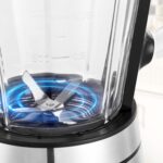 Blender,Blenders for Kitchen,Glass Blender for Shakes and Smoothies,crush ice,51 oz Glass Jar,Simple Speed Dial,6 Stainless Steel Blades, Ice Crusher with Speed Control, Silver. - Image 8