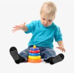 6 Pack Baby Socks and Toddler Socks,Soft Cotton Crew Socks with Non-Slip Grips for Infants,Boys and Girls,2-4T,(Black/White/Gray) - Image 6