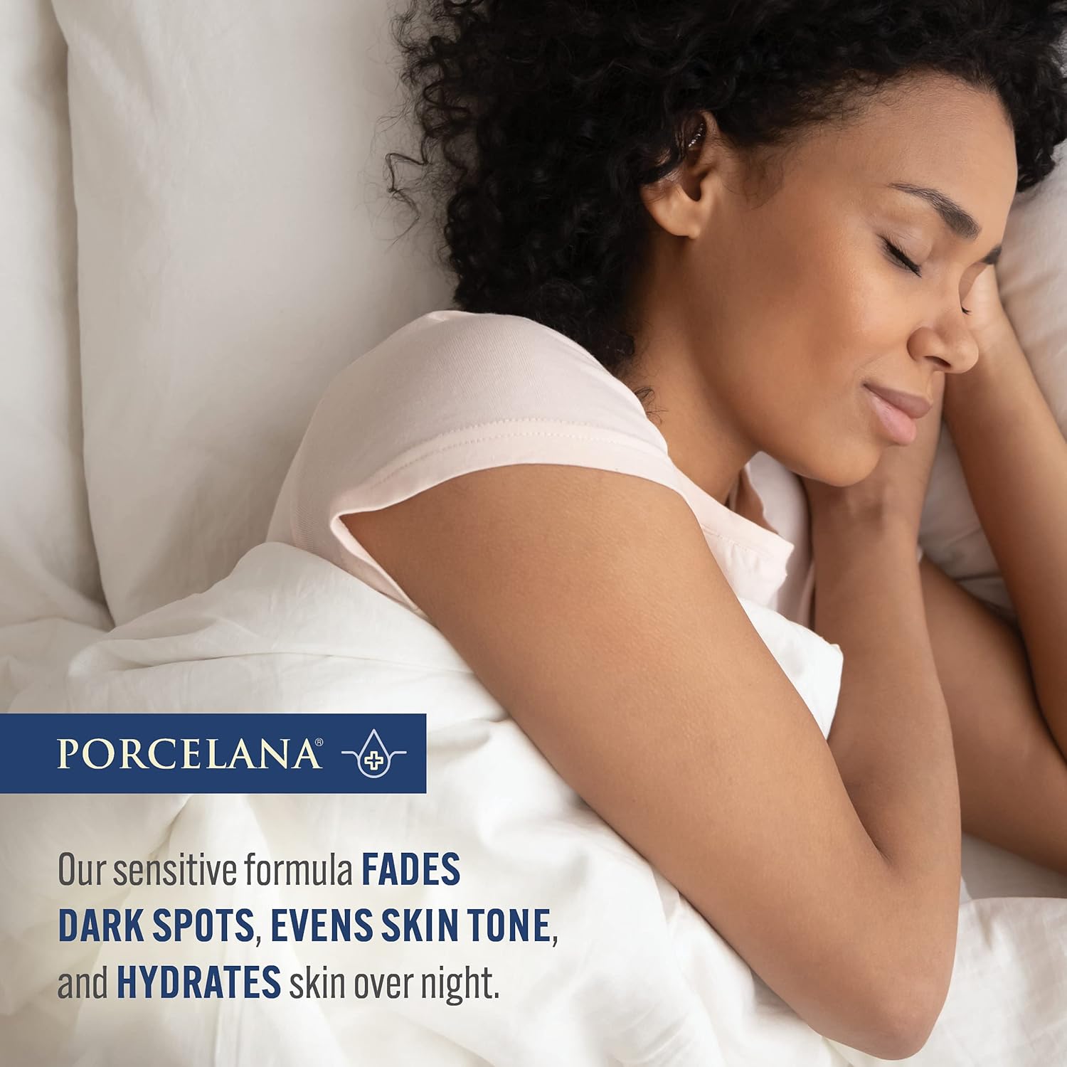 Porcelana Nighttime Hydration Cream Updated Formula - Fades Dark Spots & Evens Skin Tone - For Sun or Age Spots, Acne Scarring, Melasma & Other Discoloration - Moisturizer w/Vitamins & Antioxidants - Image 4