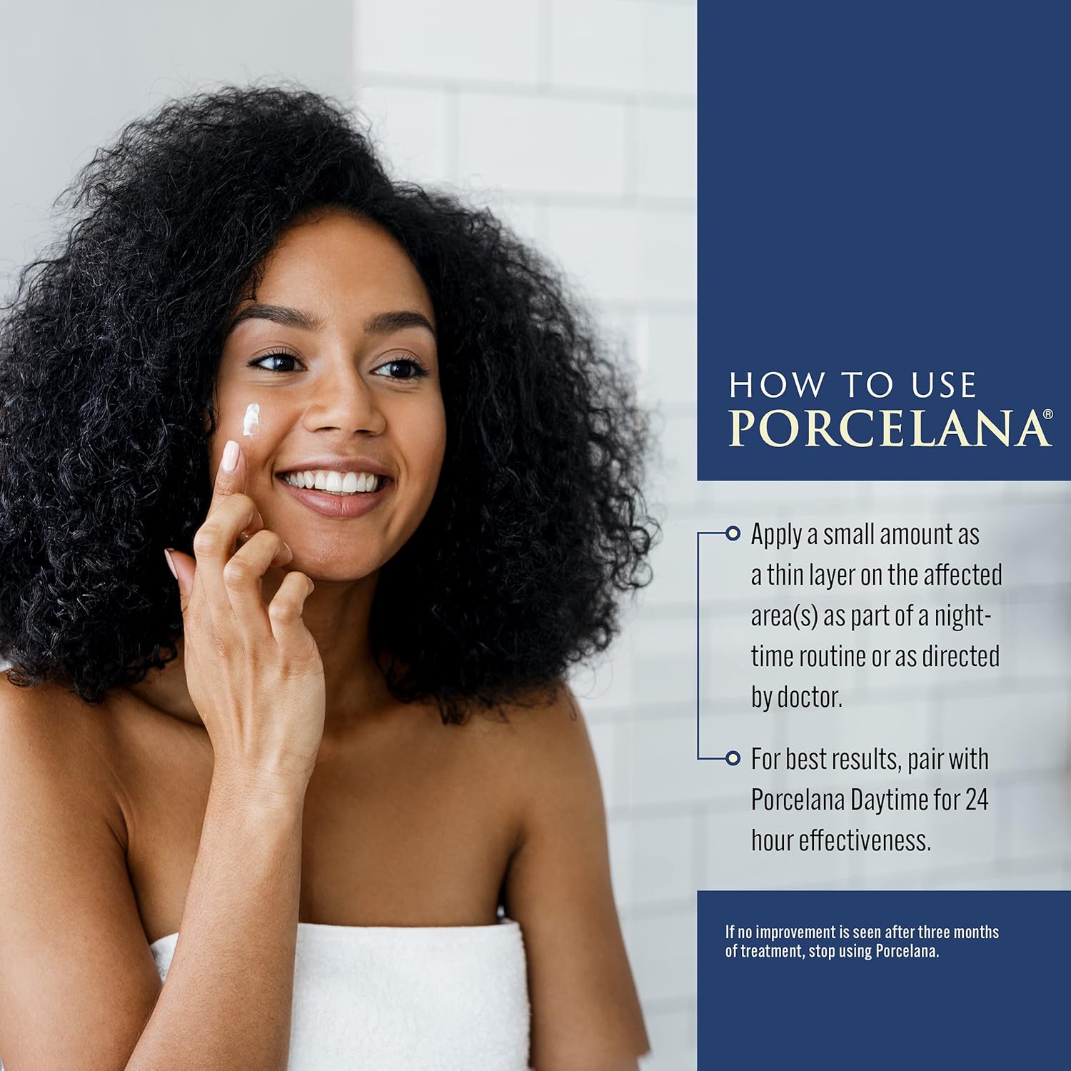 Porcelana Nighttime Hydration Cream Updated Formula - Fades Dark Spots & Evens Skin Tone - For Sun or Age Spots, Acne Scarring, Melasma & Other Discoloration - Moisturizer w/Vitamins & Antioxidants - Image 9