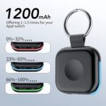 HUOTO Portable Charger for Apple Watch,Wireless Magnetic iWatch Charger 1200mAh Power Bank Travel Keychain Accessories Smart Chargers for Apple Watch Series 11/10/9/8/7/6/SE/5/4/3/2/1/UItra/UItra 2 - Image 3