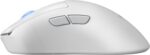 ASUS ROG Keris II Ace Wireless Gaming Mouse – Right-Handed Ergonomic, 54g, Tri-Mode Connectivity, 42K DPI, up to 107Hr Battery, PC/Mac Support - White - Image 10