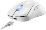ASUS ROG Keris II Ace Wireless Gaming Mouse – Right-Handed Ergonomic, 54g, Tri-Mode Connectivity, 42K DPI, up to 107Hr Battery, PC/Mac Support - White - Image 13