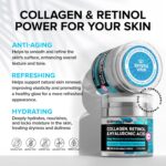 SimplyVital Anti-Aging Collagen Retinol Cream for Face, Neck & Décolleté with Hyaluronic Acid - Made in USA, Daily Collagen, Retinol & Hyaluronic Acid Cream, 2-Pack - Image 4
