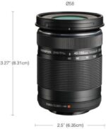 OM SYSTEM Olympus M.Zuiko Digital 40-150mm F4.0-5.6 R Black for Micro Four Thirds System Camera, 3.75x Zoom Lens, Portable Design - Image 4