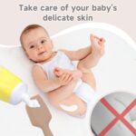 Baby Diaper Cream Spatula Applicator 3 Pack Butt Paste Spatula Soft Silicone,Diaper Rash Cream Applicator, Baby Essentials Must Haves Newborn Stuff (Red Green Grey) - Image 3