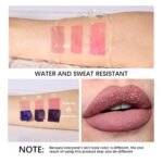 3 PCS Peel Off Lip Stain Set,Pink Peel Off Lip Liner Lip Tint Set,Long-Lasting Matte Peel Off Lip Gloss,Waterproof Non-stick Cup Peel Off Lipstick - Image 7
