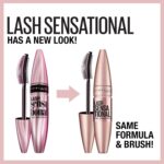 Maybelline Lash Sensational Waterproof Mascara, Lengthening and Volumizing for a Full Fan Effect, Brownish Black, 1 Count - Image 3